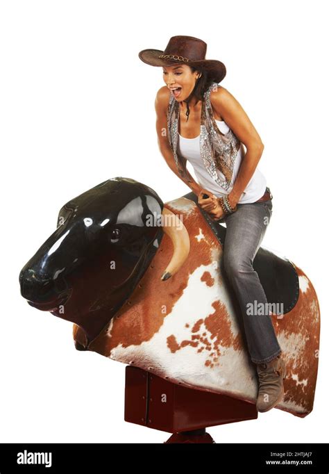 brunette riding|Cool Brunete Girl in Dress Riding on a Mechanical Bull in。